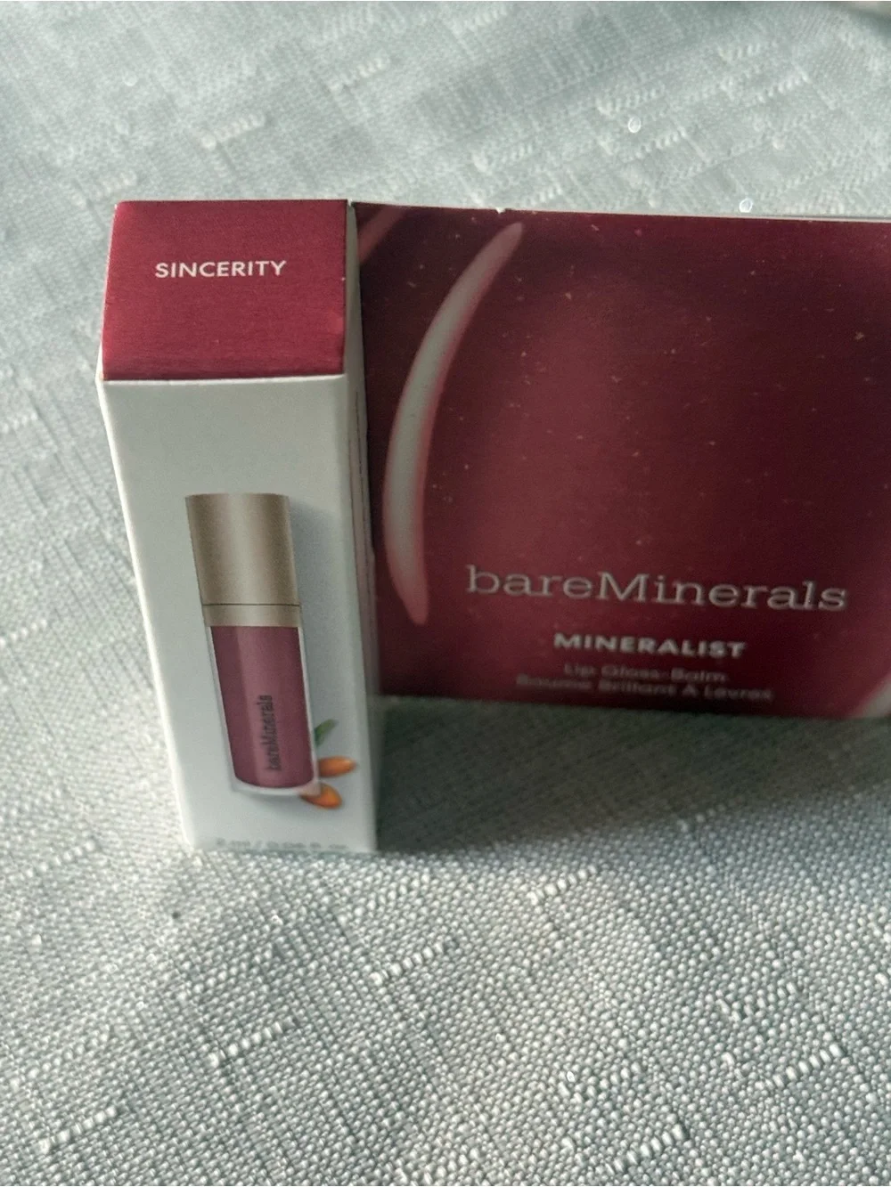 bareMinerals MINERALIST Lip Gloss-Balm Sincerity 2 mL Mini New in Box